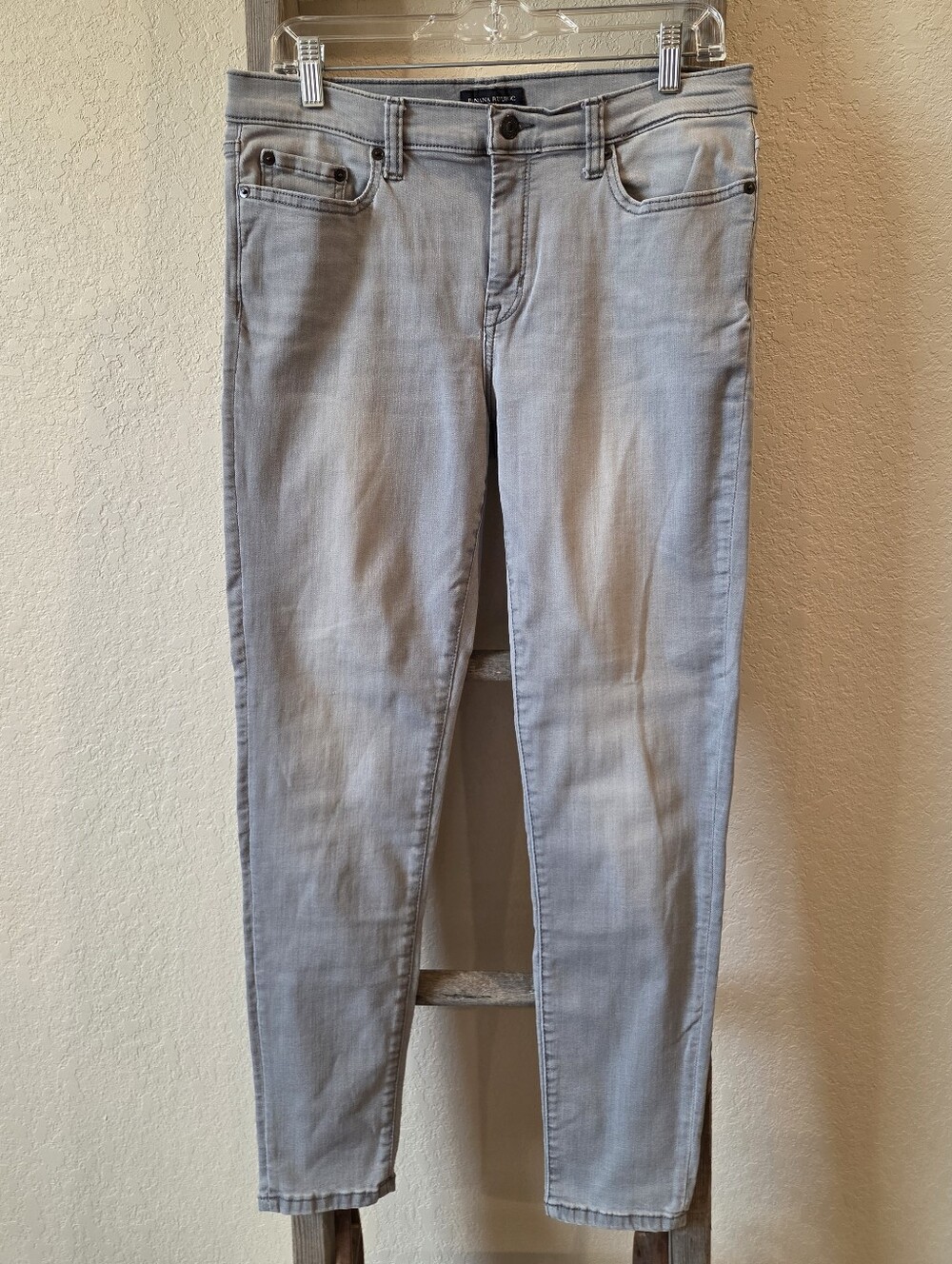 Banana Republic Women's Grey Sculpt Skinny Jeans - Size 30/10